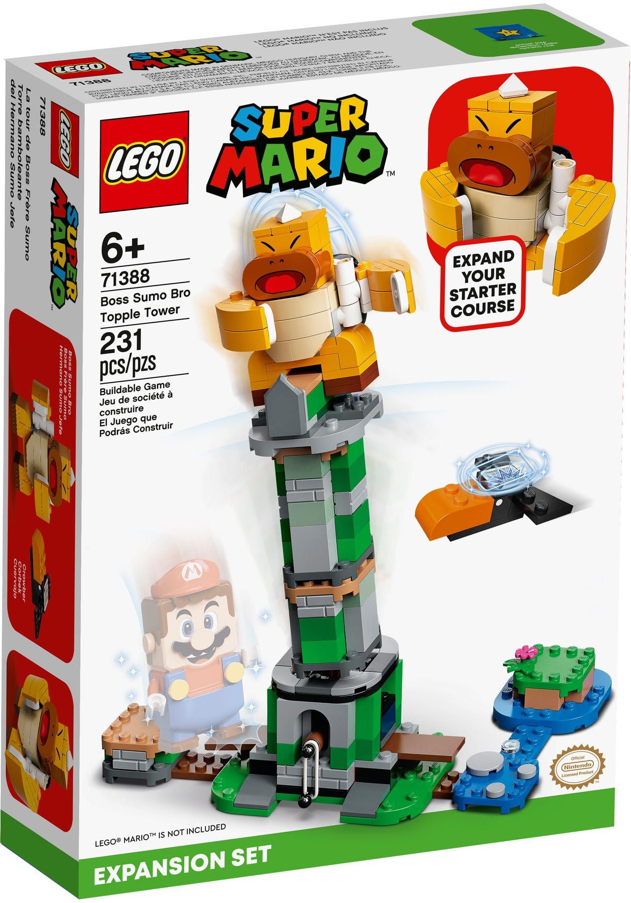 Boss Sumo Bro Topple Tower Expansion Set LEGO Super Mario 71388