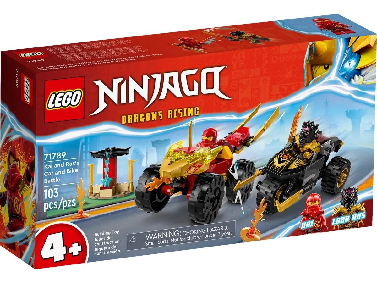 Kai and Ras's Car and Bike Battle LEGO NINJAGO 71789