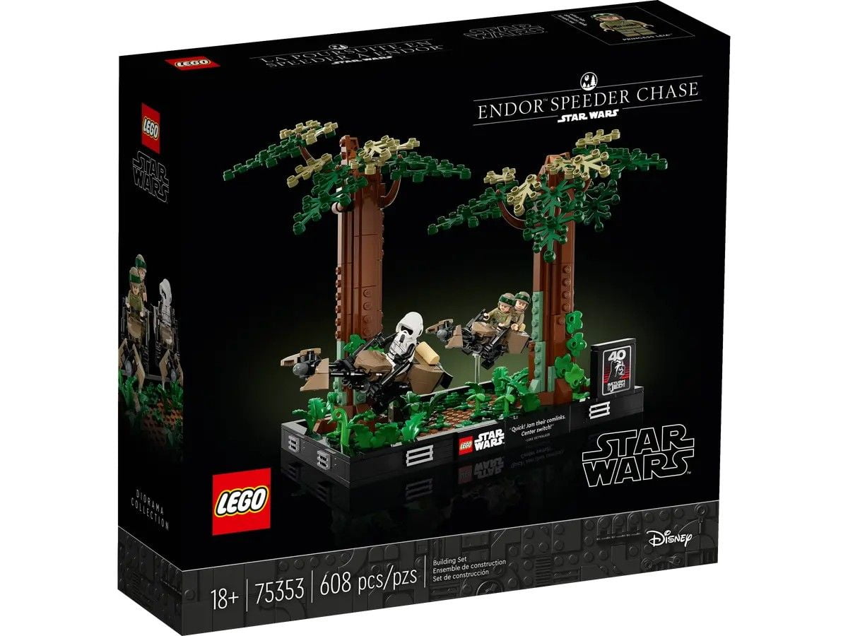 Endor Speeder Chase Diorama LEGO Star Wars 75353