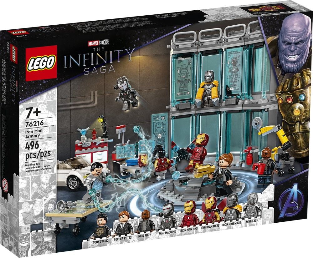 Iron Man Armoury LEGO Marvel 76216