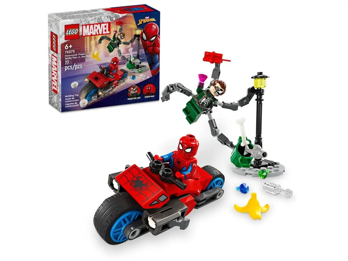 Motorcycle Chase: Spider-Man vs. Doc Ock LEGO Marvel 76275