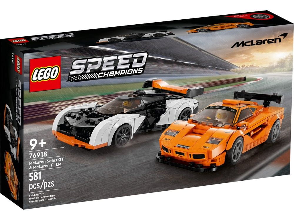 McLaren Solus GT & McLaren F1 LM LEGO Speed Champions 76918