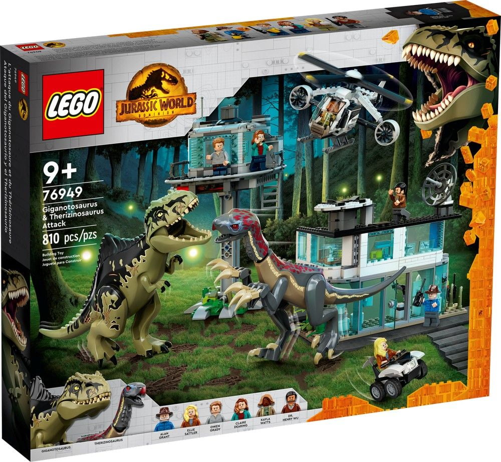 Giganotosaurus & Therizinosaurus Attack LEGO Jurassic World 76949