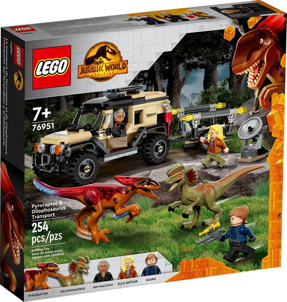 Pyroraptor & Dilophosaurus Transport LEGO Jurassic World 76951