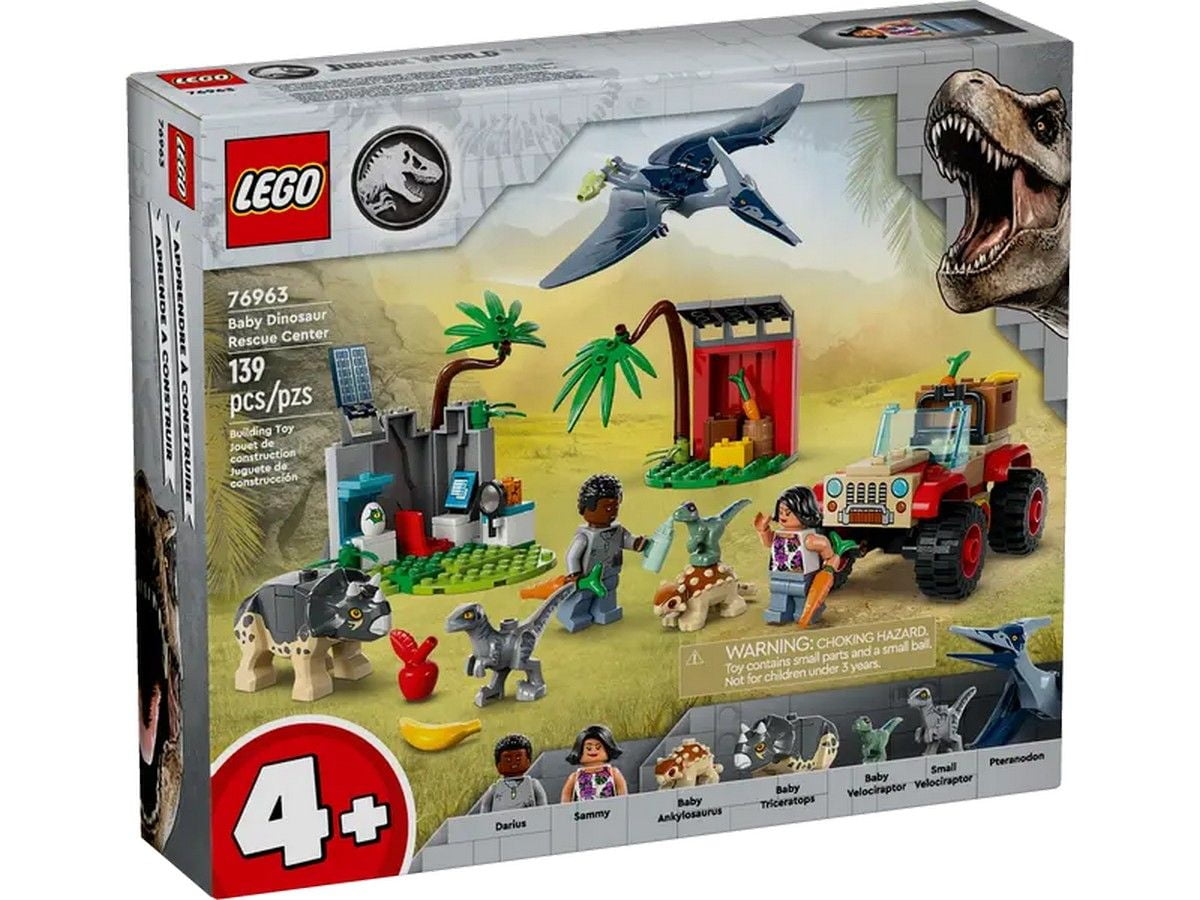 Baby Dinosaur Rescue Center LEGO Jurassic World 76963