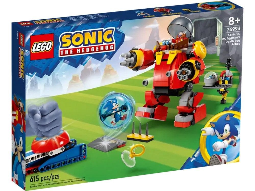 Sonic vs. Dr. Eggman's Death Egg Robot LEGO Sonic the Hedgehog 76993