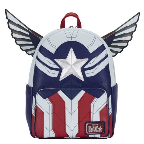 Loungefly: Marvel - Falcon Captain America Cosplay Mini Backpack