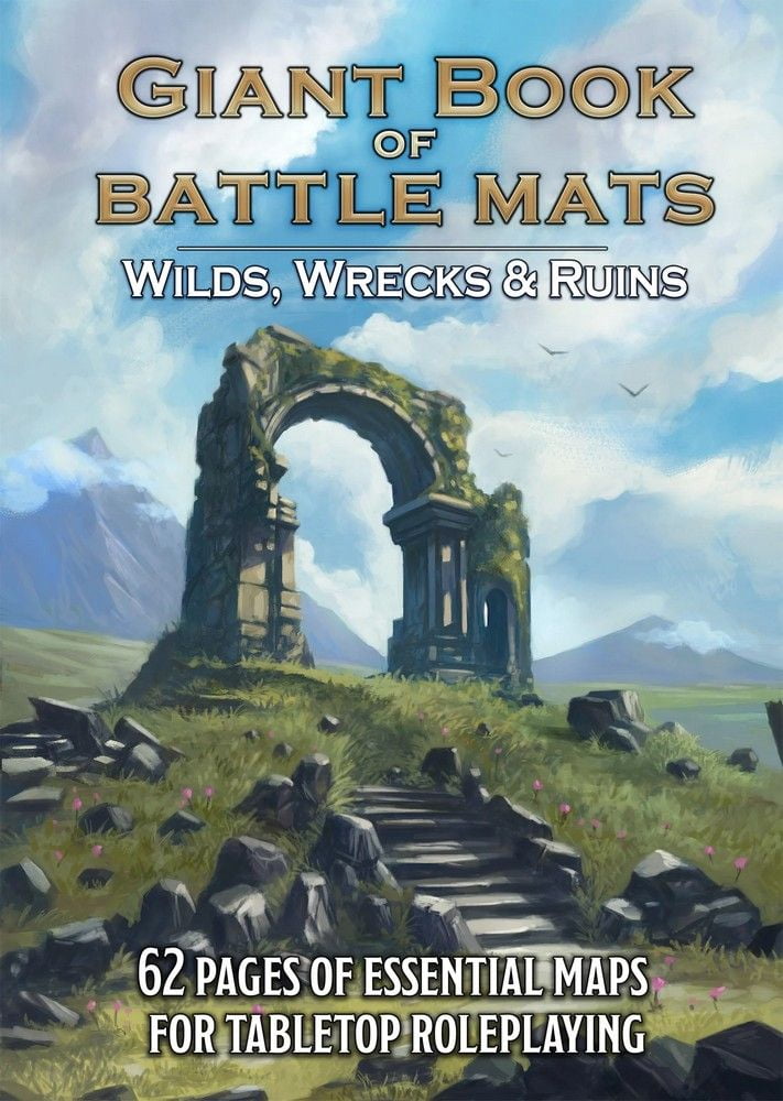 Giant Book of Battle Mats Wilds, Wrecks & Ruins
