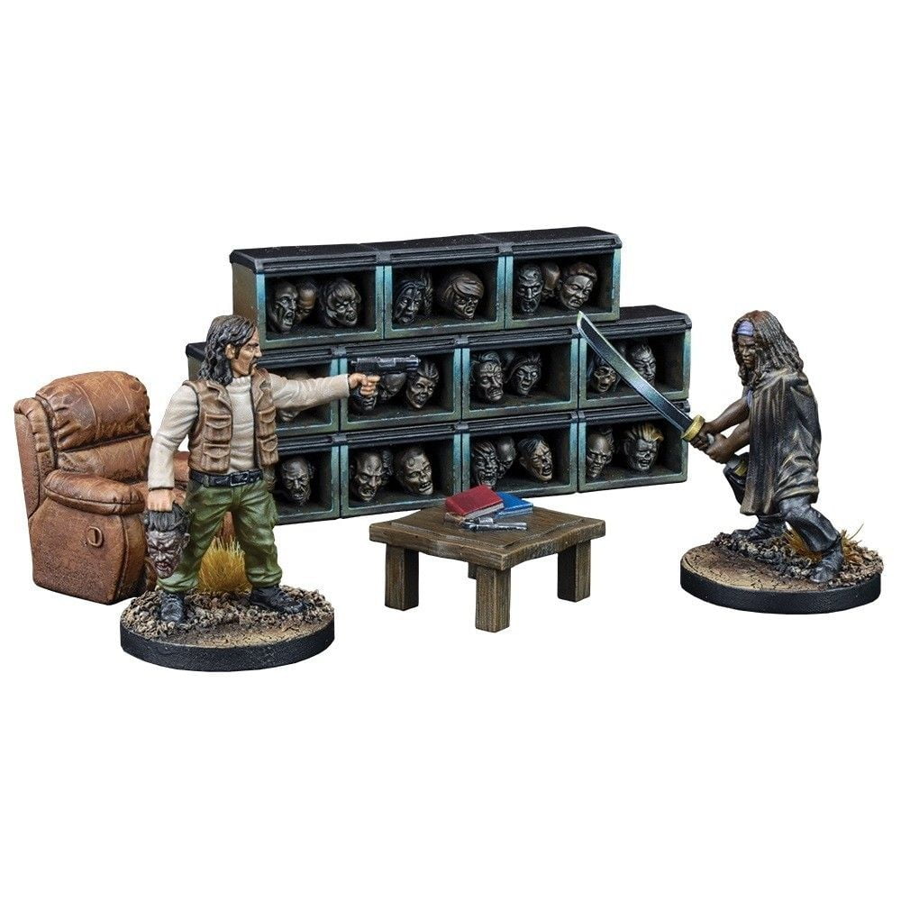 The Walking Dead: All Out War - The Governers Trophy Room - Diorama Exclusive