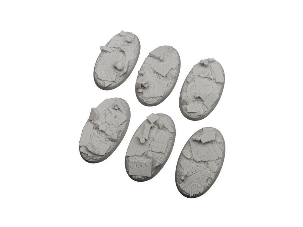 Ruined Chapel Bases, Oval 60mm (4)