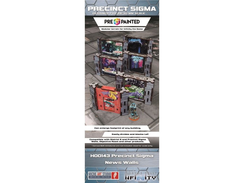 Precinct Sigma News Walls Prepainted