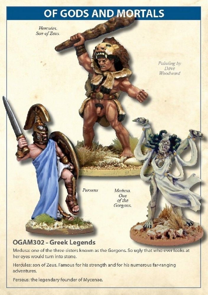 Greek Legends Medusa, Hercules And Perseus
