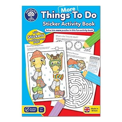More Things To Do Sticker Activity Book