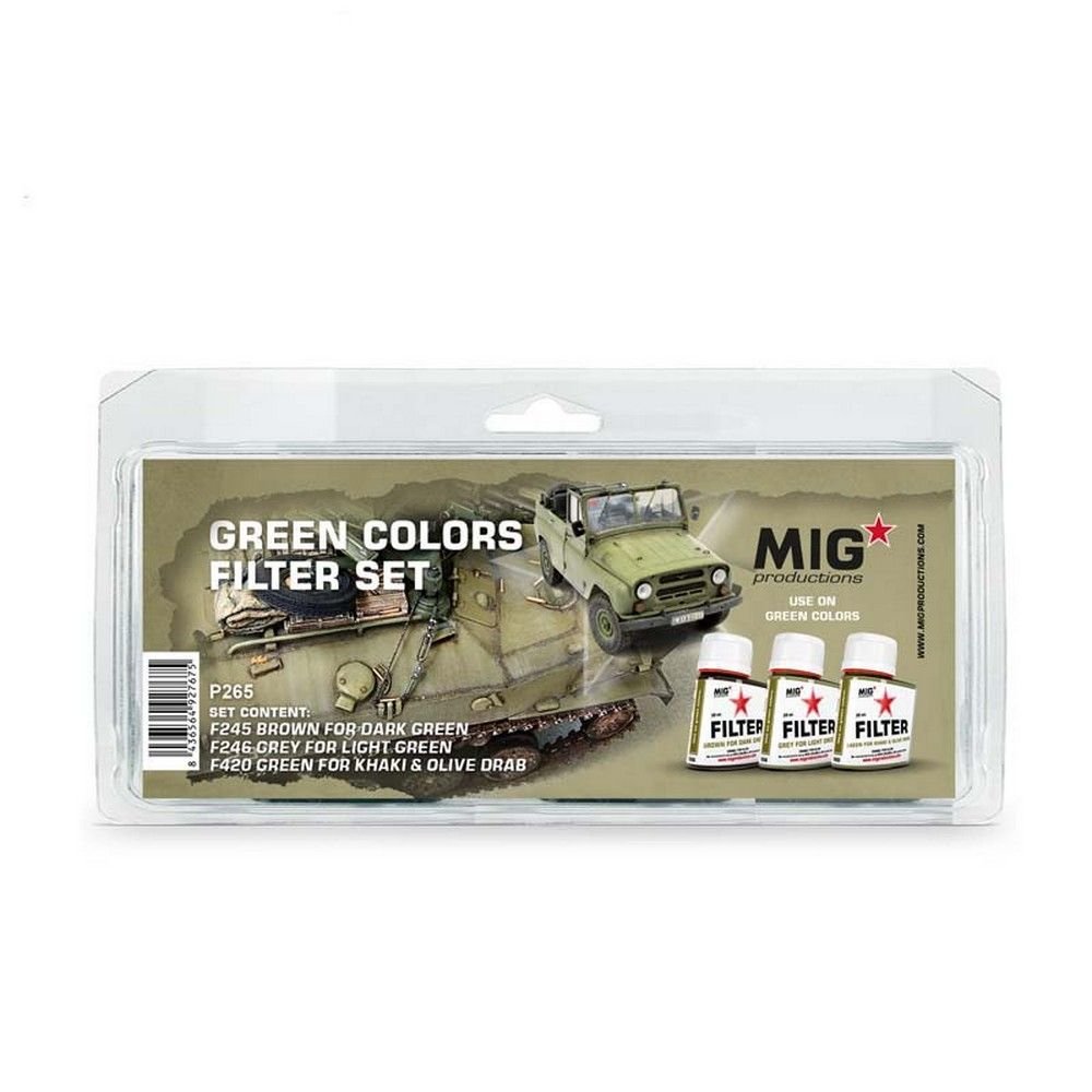 Mig Productions: Green Colors Filter Set