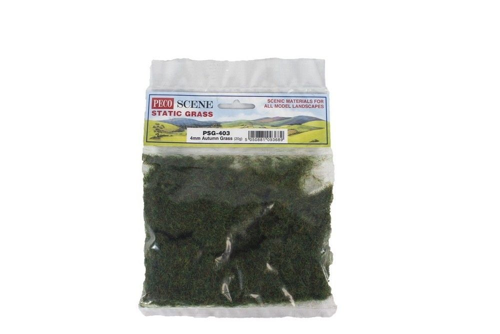 4mm long Static Grass - 20g - Autum Grass