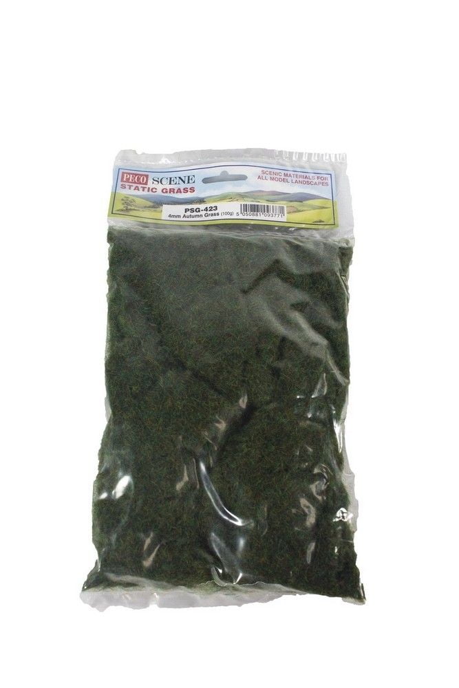 4mm long Static Grass - 100g - Autum Grass