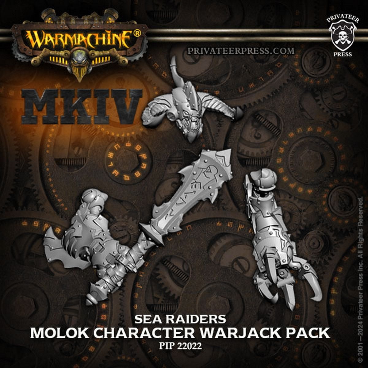 Orgoth Sea Raiders Molok Character Pack Warjack