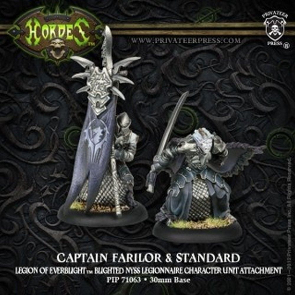 Captain Farilor and Standard Blighted Nyss Legionaire