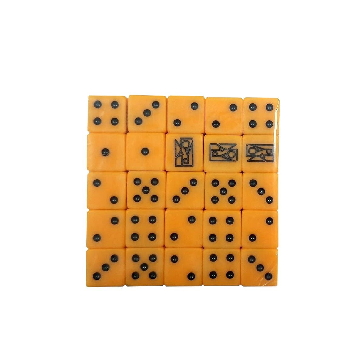Play On Tabletop - Official Orange Dice Set x 25