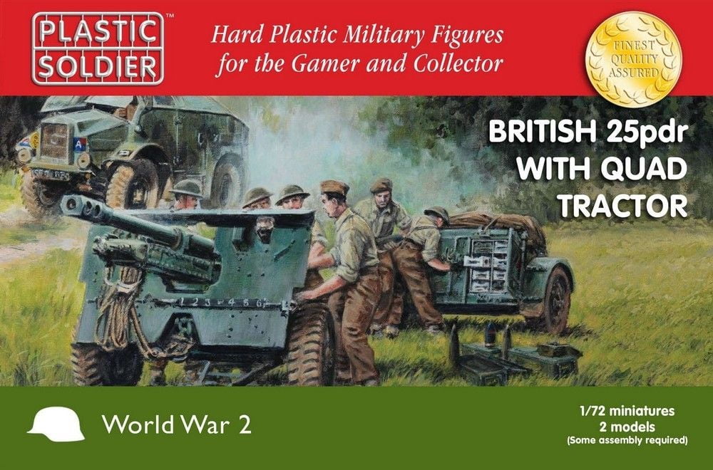 1/72nd British 25pdr and Morris Quad Tractor