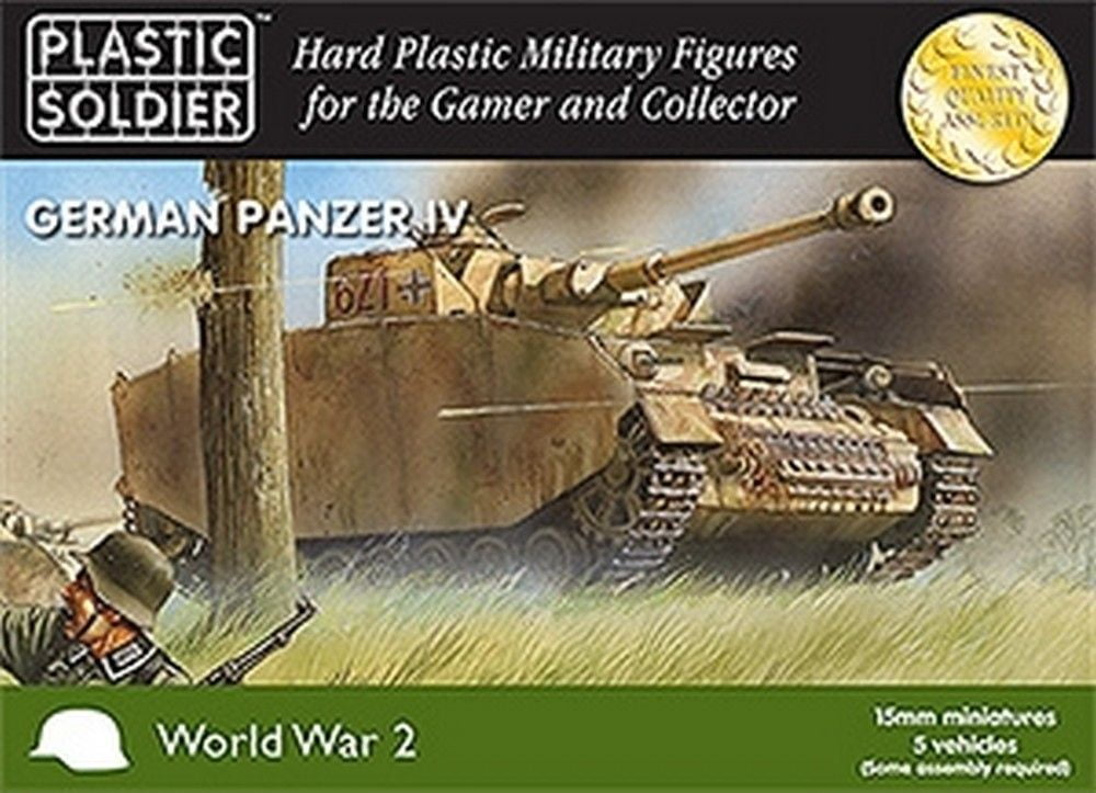 15mm Easy Assembly German Panzer IV Tank