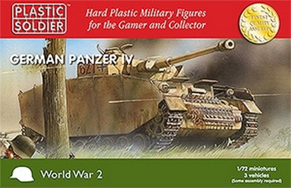 1/72nd Easy Assembly German Panzer IV Tank