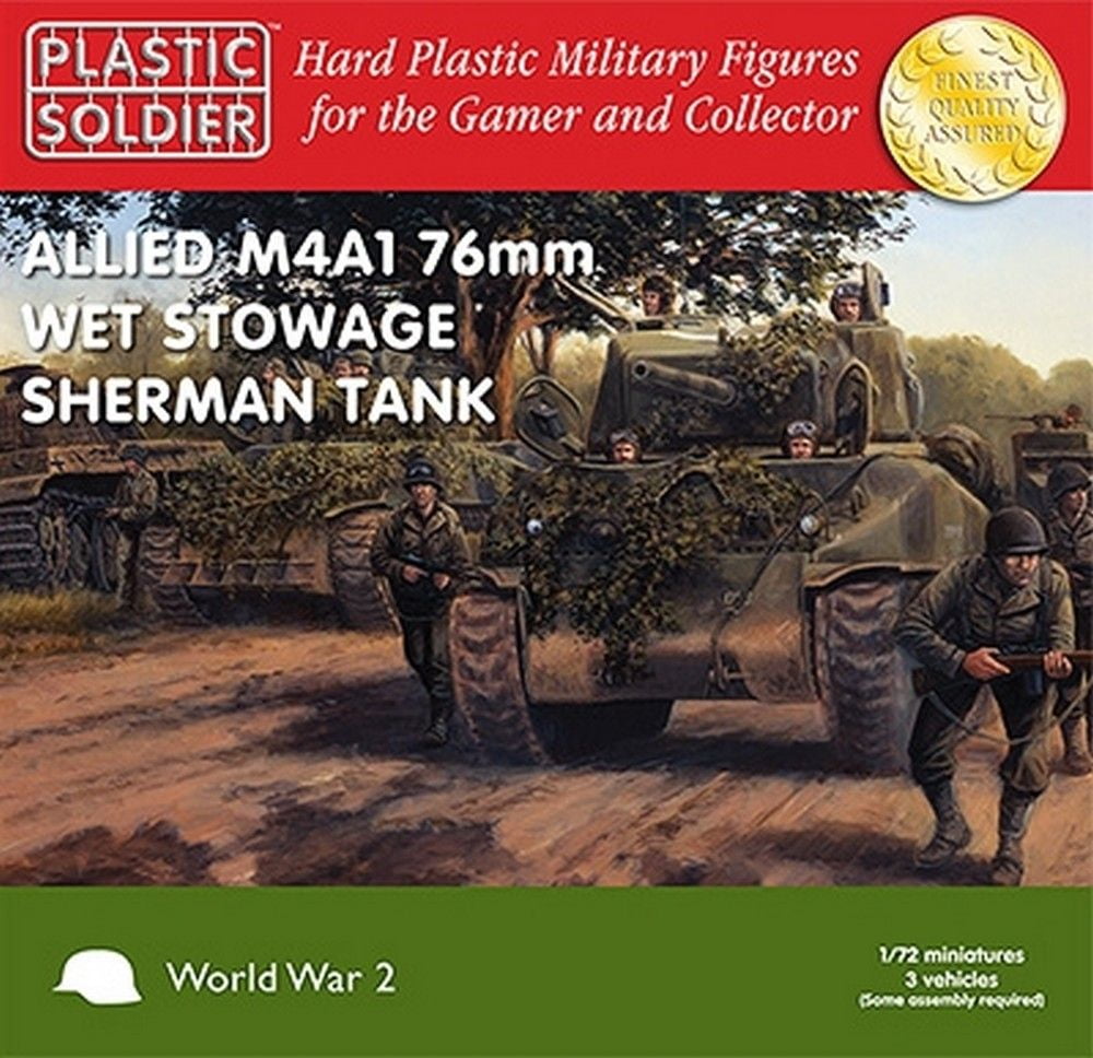 1/72nd Easy Assembly Sherman M4A1 76mm Wet Tank