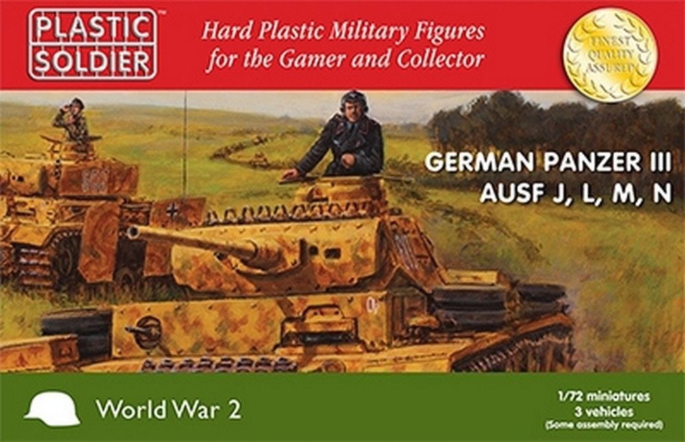 1/72nd Easy Assembly German Panzer III J, L. M and N Tank