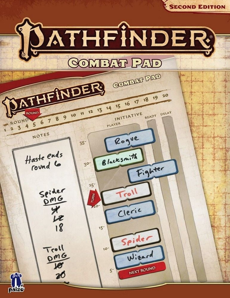 Pathfinder RPG Second Edition: Combat Pad