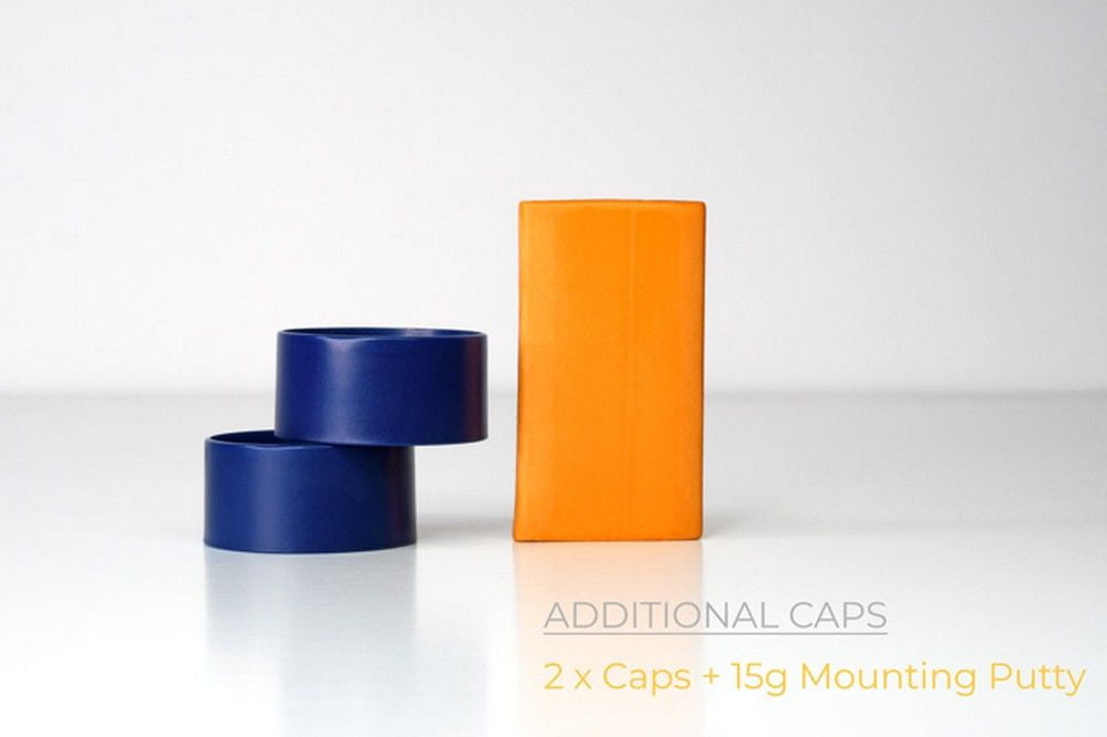 Painting Handle 2x Additional Caps - Blue