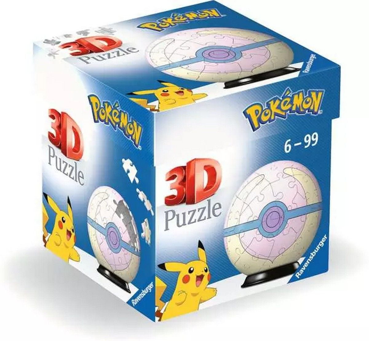 Pokemon Heal Ball 3D Puzzle - 54 Pieces
