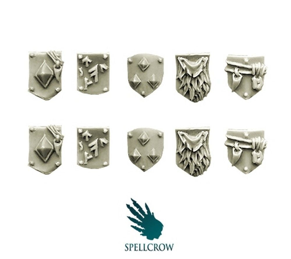 Small Shields for Wolves Space Knights in Heavy Armour
