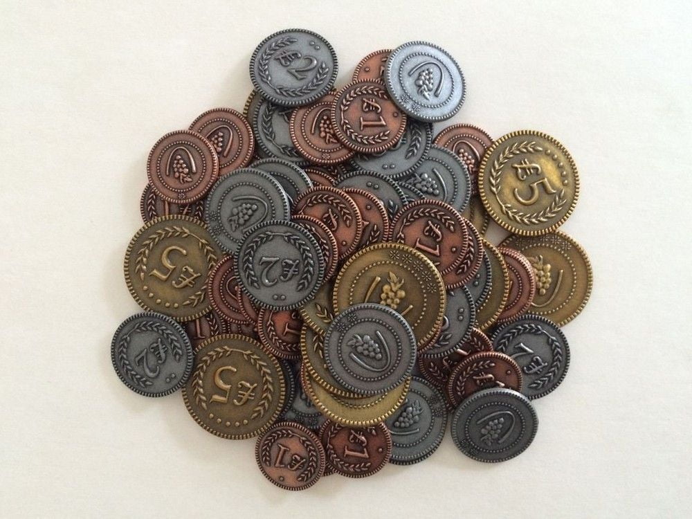Metal Lira Coins: Viticulture