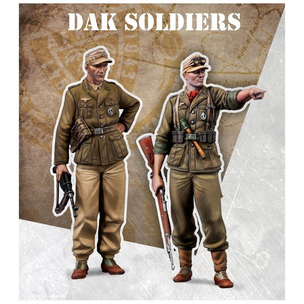DAK soldiers - 48mm Scale