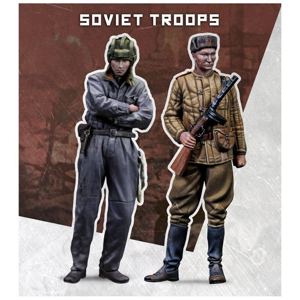 Soviet troops - 48mm Scale