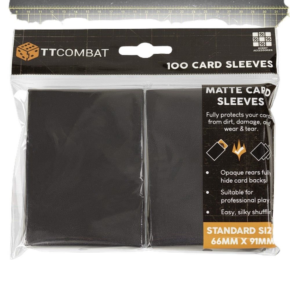 100 Standard Card Sleeves - Black