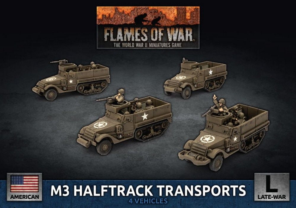 M3 Halftrack Transport Platoon