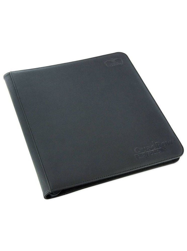12-Pocket QuadRow ZipFolio XenoSkin - Black