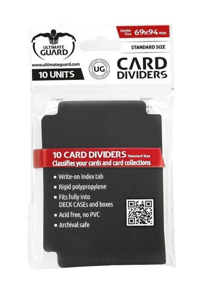 Card Dividers Standard Size - Black