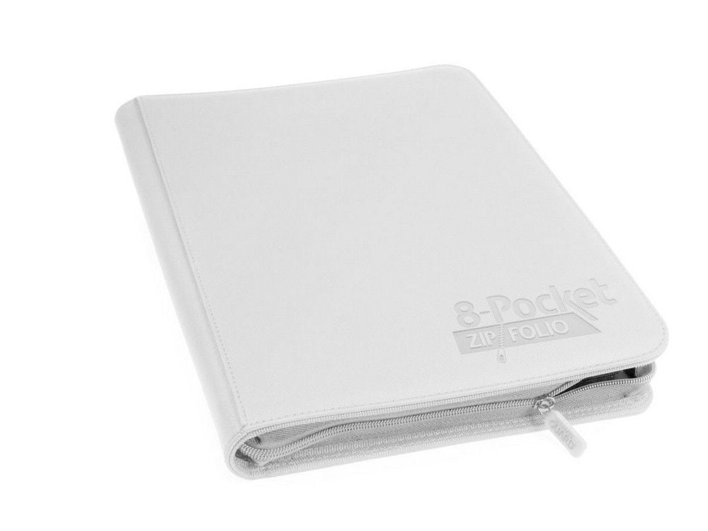 8-Pocket ZipFolio XenoSkin - White