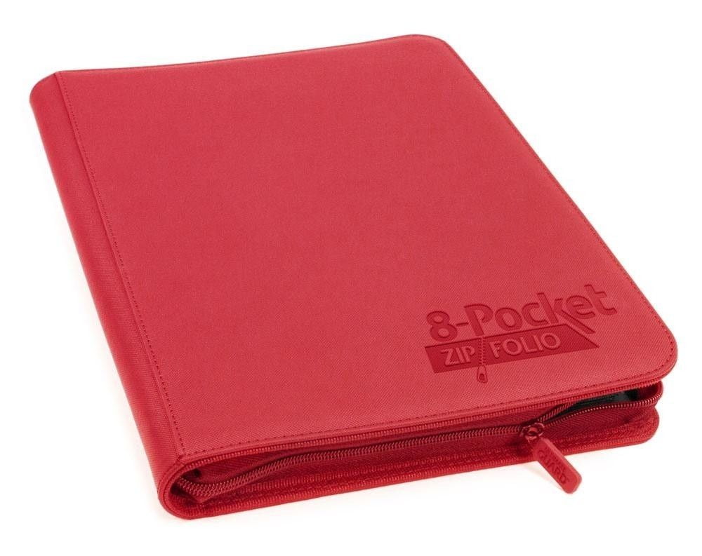 8-Pocket ZipFolio XenoSkin - Red