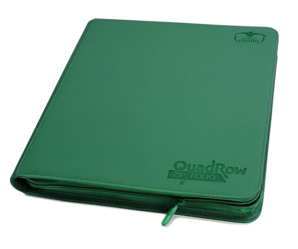 12-Pocket QuadRow ZipFolio XenoSkin - Green
