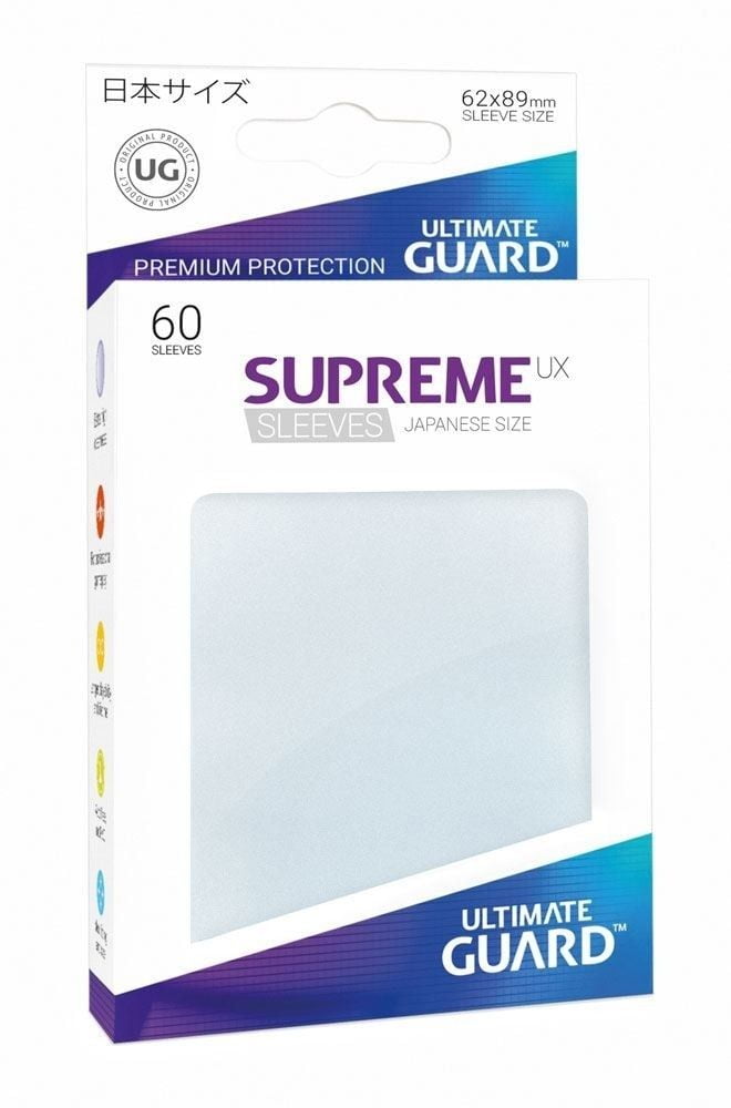 60x Supreme UX Sleeves Japanese Size - Frosted