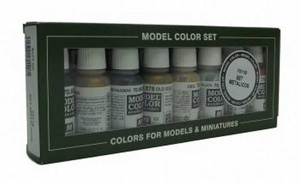 Model Color Set - Metallics (x8)