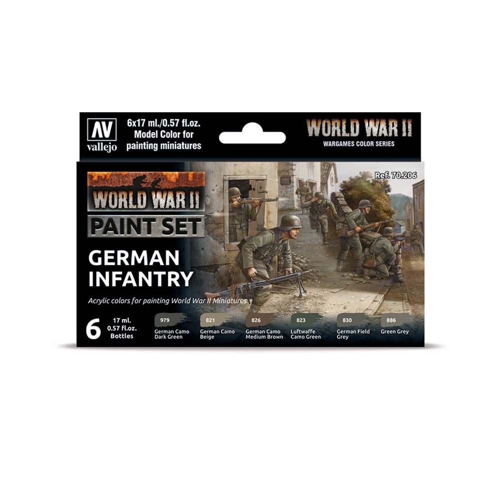 AV Vallejo Model Color Set - WWII German Infantry
