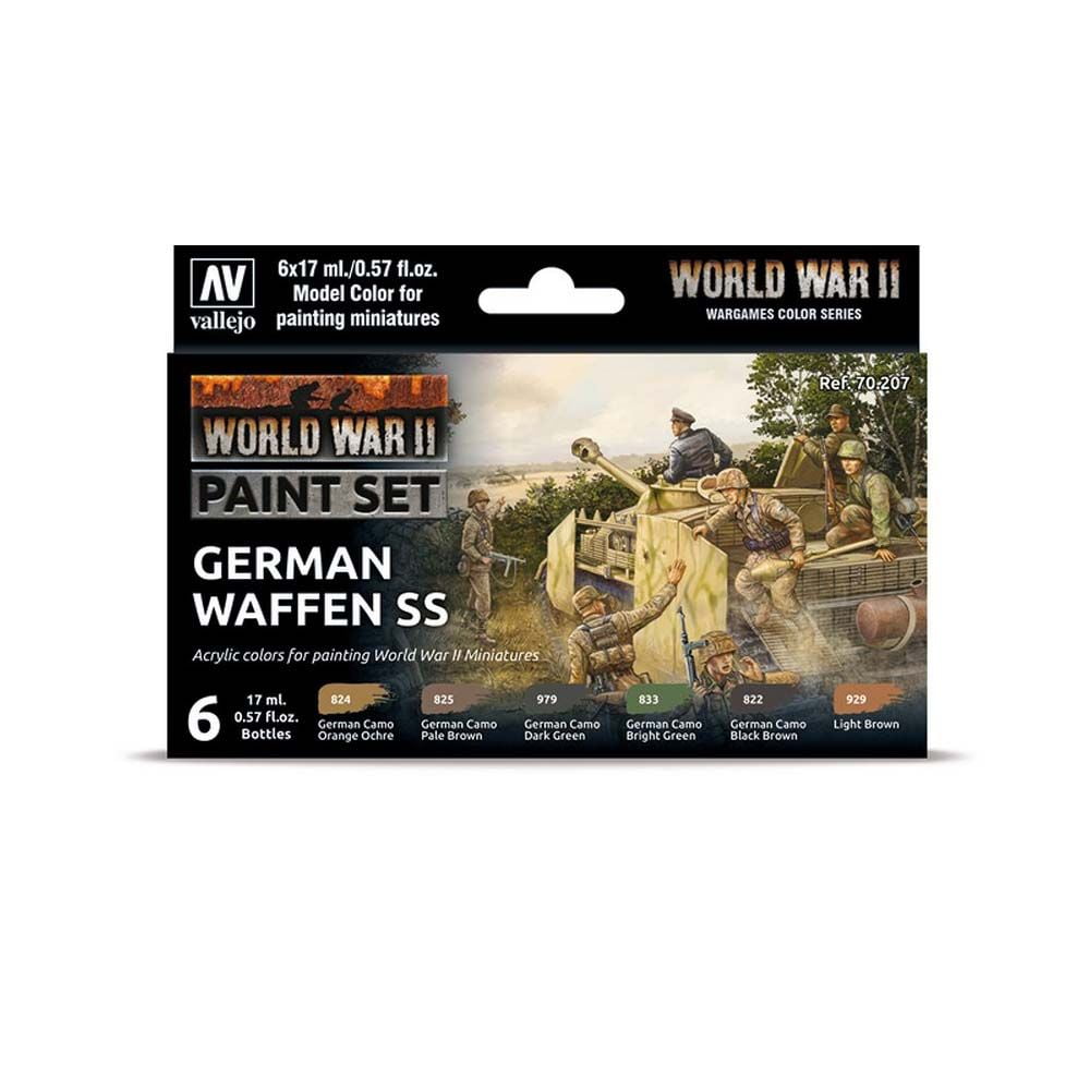 AV Vallejo Model Color Set - WWII German Waffen SS