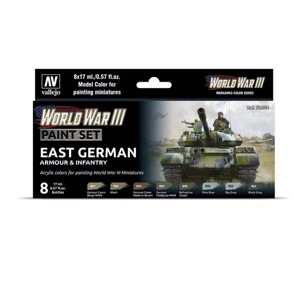 AV Vallejo Model Color Set - WWIII East German