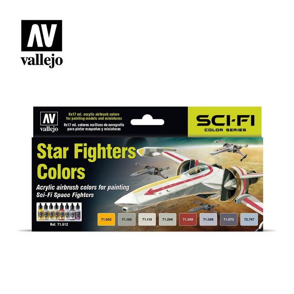 AV Vallejo Model Air Set - Star Fighters Colours