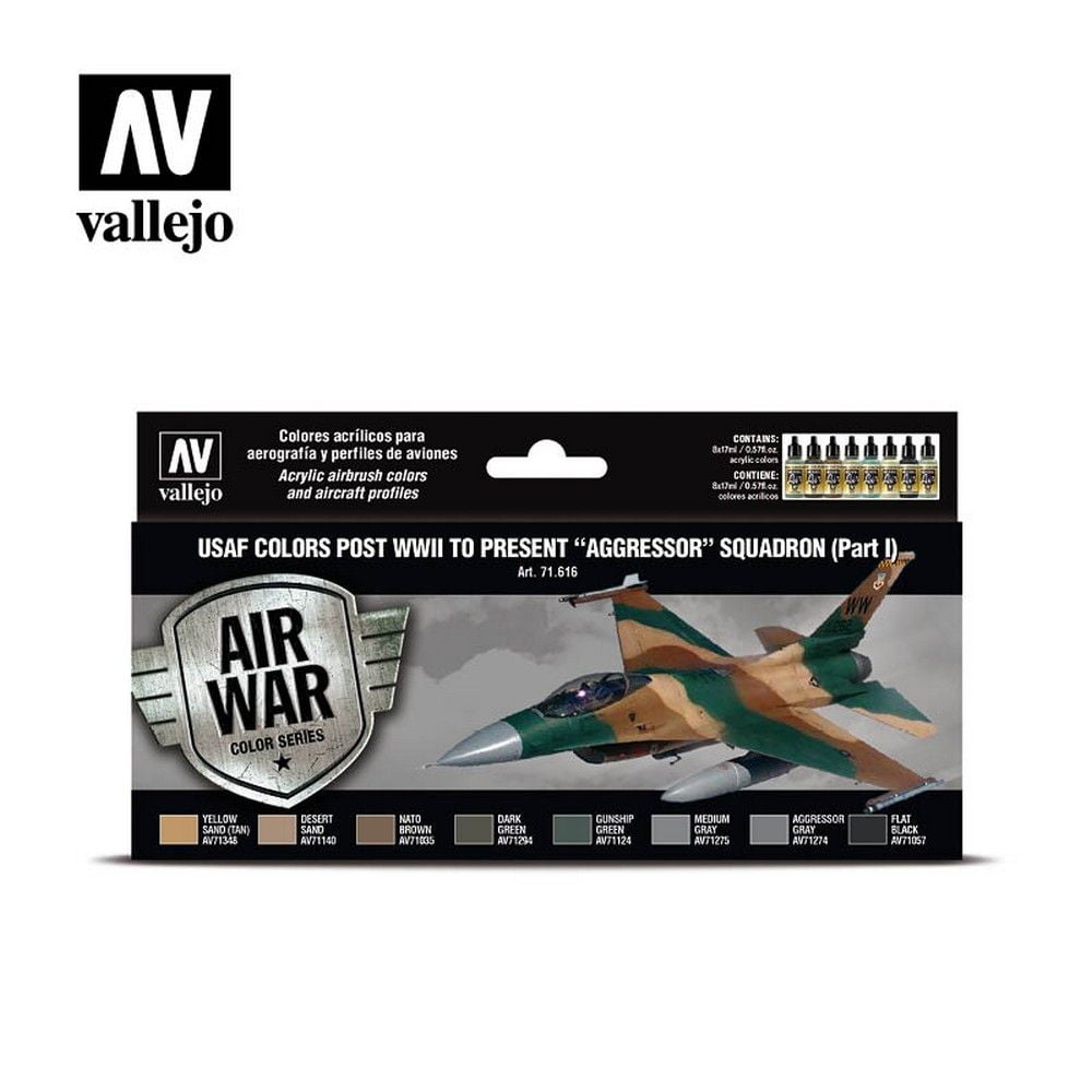 AV Vallejo Model Air Set - USAF ''Aggressor'' (Part I)
