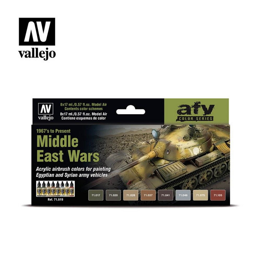AV Vallejo Model Air Set - Middle East Wars (1967-Pres)